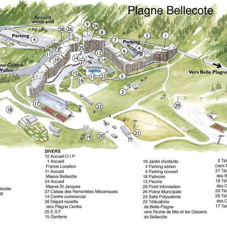 Appartement Studio Plagne Bellecôte, 1 pièce, 2 personnes - FR-1-181-1060 La Plagne